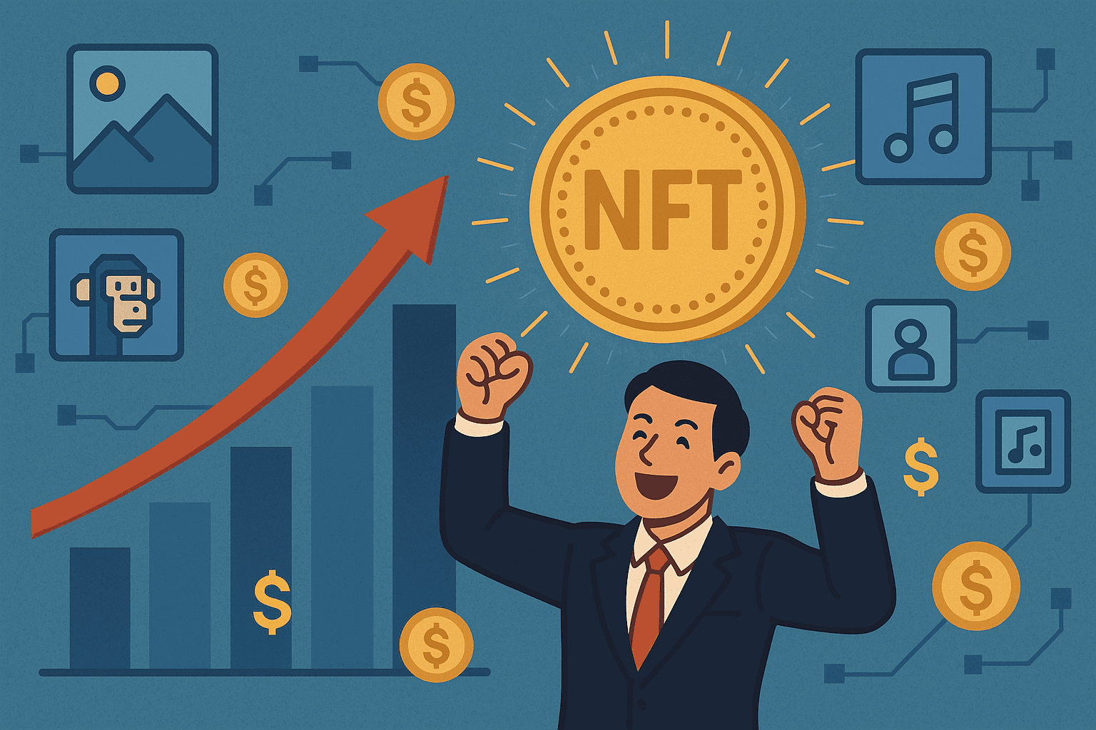 NFTは一過性のブームじゃない!企業が注目すべきNFTのビジネス活用最前線